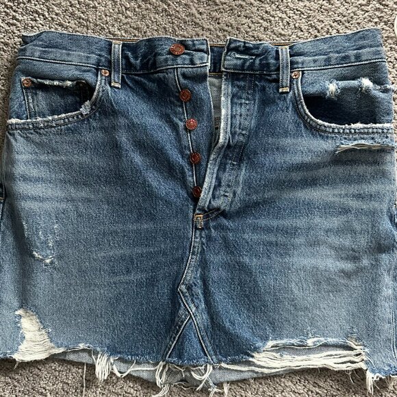 Agolde denim skirt - Picture 1 of 3